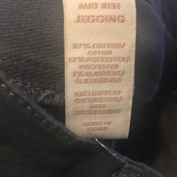 Justice MidRise Jegging Grey Size 14 - Picture 4 of 4